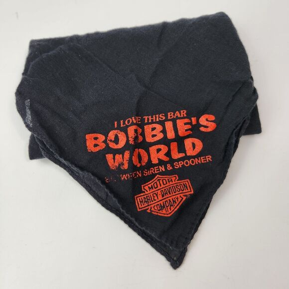 Harley Davidson Bandana Scarf Motorcycle Bikercore Sportster Bikercore Punk Edgy - Picture 1 of 5